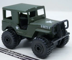 Matchbox Jeep 4x4 CJ Series Army grün mit weißem Stern Maßstab 1:59 - Bild 1 von 2