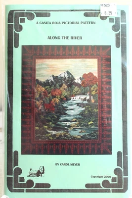 Quilt Pattern Along the River Carol Meyer Casita Roja Pictorial Landscape 2000 - Image 1 of 3