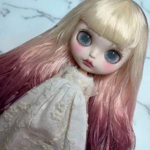Custom Icy Doll Neo Blythe Size Blonde Grape Gradient Hair Kawaii OOAK - Bild 1 von 3