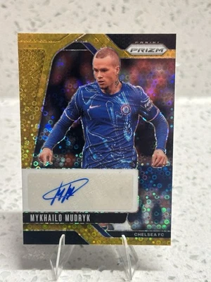 2024-25 panini prizm epl breakaway Mykhailo Mudryk Gold Auto 03/10 - Image 1 of 2