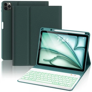 Funda de teclado con tapa ampliada para Air 11 (M2, 2024), tapa trasera con teclado anticaída... - Imagen 1 de 8