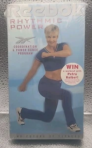 Reebok Rhythmic Power Coordination & Power Dance- Petra Kolber VHS, 1997 SEALED  - Picture 1 of 12