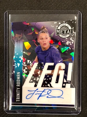 2025 Leaf Metal Women of Sport Trinity Rodman “¡LEG!” Automático USWNT 4/4 Foto 1 de 2