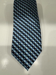 DAVID TAYLOR Men's Tie  Blue Necktie NEW - Picture 1 of 3