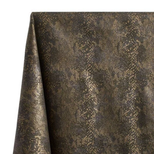 Snakeskin Print Stretch Twill Fabric - Cotton Spandex 56/57" By The Yard - Picture 1 of 3