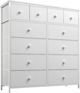 Drawers Dressers & Chest of Drawers with Wood Top, Metal Frame,Tall Dressers - Picture 1 of 7