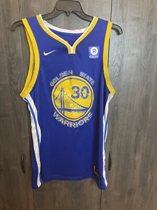 Nike NBA Golden State Warriors Stephen Curry #30 Authentic Jersey Adult Size 52 - Picture 1 of 7