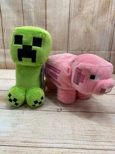 Minecraft Mojang Mattel Plush Bundle - Picture 1 of 8