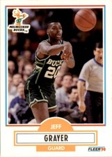1990-91 Fleer Jeff Grayer Basketball Cards #104