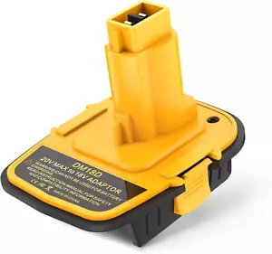 1 Pack DM18D Battery Adapter Converter with USB Port for Dewalt 18V Tools, Conve - Picture 1 of 6