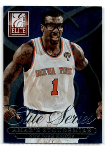 Amare Stoudemire 2013-14 Panini Elite ELITE SERIES Insert #38 New York Knicks