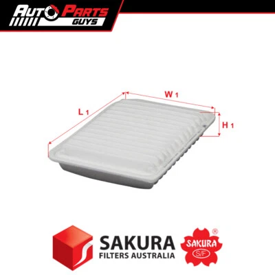 Sakura Air Filter A1839 fits Mitsubishi Lancer CJ 2.0L 2.4L 2013 - 2019 - image 1 of 3