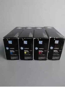 4PK Genuine HP Color LaserJet 3600 Color Toner Q6470A Q6471A Q6472A Q6473A - Picture 1 of 1