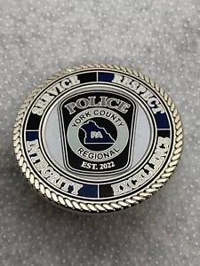 Moneda de desafío edición inaugural de la policía regional del condado de York 1-2022 de Pensilvania - Imagen 1 de 4