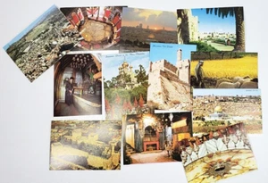Cartoline d'epoca Gerusalemme Betlemme Israele Sacre carte stella non spedite lotto di 12 - Foto 1 di 7