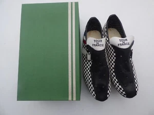 VIGORELLI TDF BRAIDED LEATHER BICYCLE SHOES SIZE 41 - NOS - NIB - Picture 1 of 13