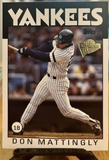 2003 Topps All Time Fan Favorites Baseball #40 Don Mattingly New York Yankees