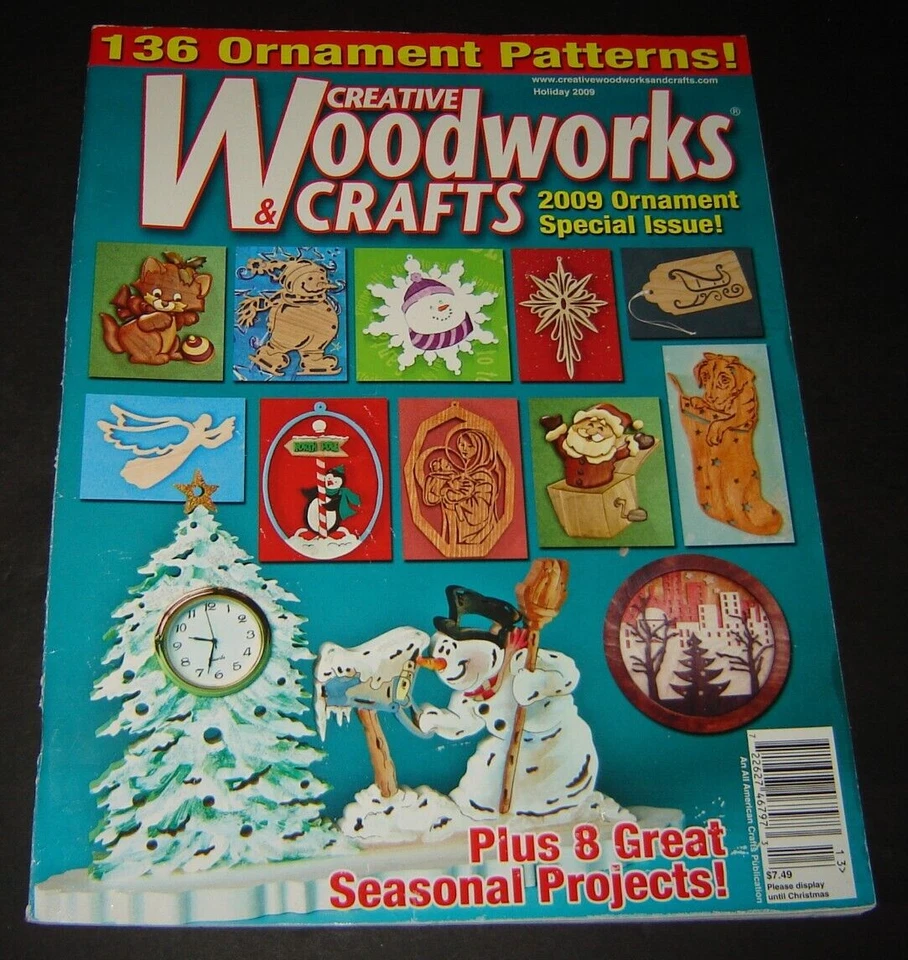 Creative Woodworks & Crafts Wood Christmas Ornaments 2009 Special Issue.... - Image 1 of 1