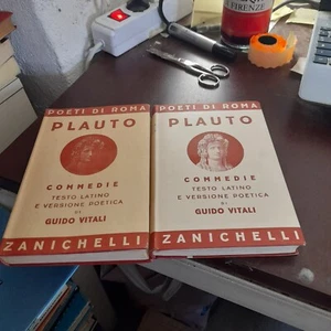 plauto commedie 2 volumi zanichelli 1949 ARG30 - Foto 1 di 5
