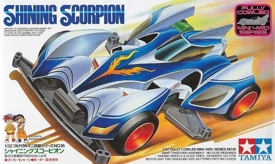 Mini4wd Let's Go Shining Scorpion Ta19416 - Tamiya modellismo
