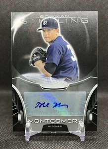 Bowman Sterling Mark Montgomery Prospect 2013 automático BSAP-MMO New York Yankees - Imagen 1 de 3