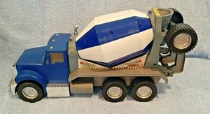 RARE TONKA Mighty Motorized Concrete Cement Mixer Blue Truck w/Lights & Moves - Picture 1 of 6