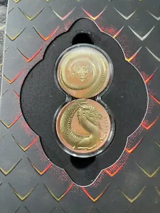 Oro rojo y amarillo de terracota Germania Beasts Fafnir 2020 2 x 1 OZ plata 9999 - Imagen 1 de 8