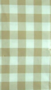 VARIOUS SIZES / COLORS-CHECKED-VINYL / FLANNEL BACKED-TABLECLOTHS-BY ELRENE      - Picture 1 of 3