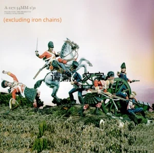 1/32 54mm resin figure model Battle of Napoleon's Artillery (excluding chains) - Picture 1 of 2
