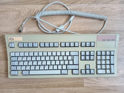 Vintage Tastatur Keyboard ICL PK040113 - PS2, membrane, SDL cable - Bild 1 von 4