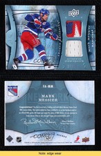 2009-10 Upper Deck Artifacts Frozen Blue Jersey/Patch /25 Mark Messier Patch HOF