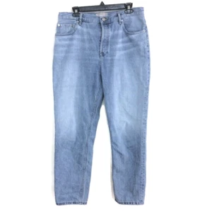 Everlane The Cheeky Women Jeans Button Fly High Rise Light Wash Straight Size 31 - Picture 1 of 10