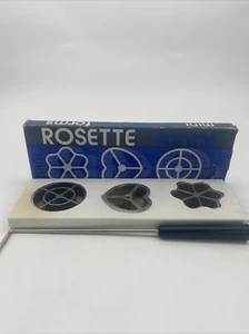 Rare Vintage Berarducci Bros Brothers Rosette Iron Set Mini M22 New Original Box - Picture 1 of 16