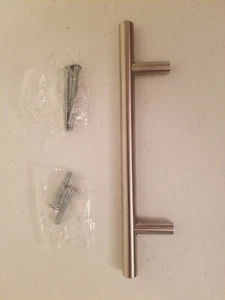 Chrome 4" Cabinet Drawer Handle Pull 6-3/8" LENGTH(E1) - Picture 1 of 1