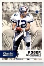 2016 Panini Classics Roger Staubach Dallas Cowboys #123