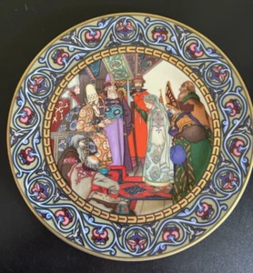 Villeroy Boch Heinrich Russian Fairy Tale Plate Snow Maiden Court Tsar Berendei - Picture 1 of 5