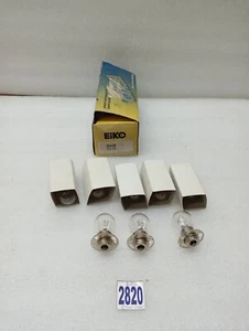 EIKO 55A/S8 12V 7W C-8 FILAMENT SINGLE CONTACT FLASH CHANGER CAT. 0373003CLR(8PC - Picture 1 of 6
