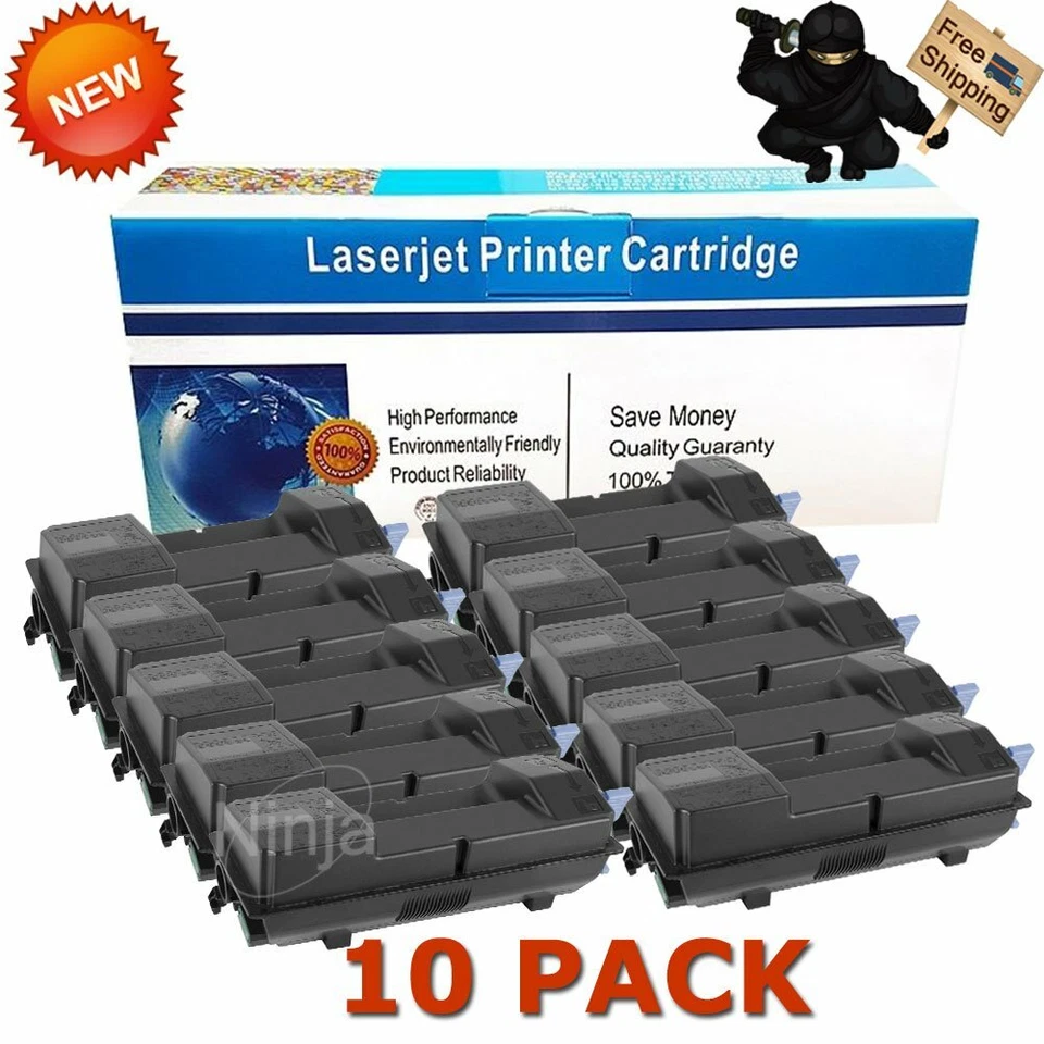 10 PK Compatible TK-3182 Black Toner Cartridge For Kyocera Mita ECOSYS P3055dn - Image 1 of 1