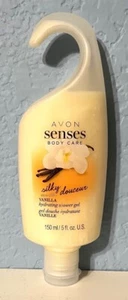 Avon Senses VANILLA Silky Hydrating Shower gel 5oz New & Sealed Short supply! - Picture 1 of 1