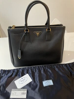Hardly Worn: Prada Saffiano Lux Leather Galleria Top Handle Bag (Large) - Image 1 of 4