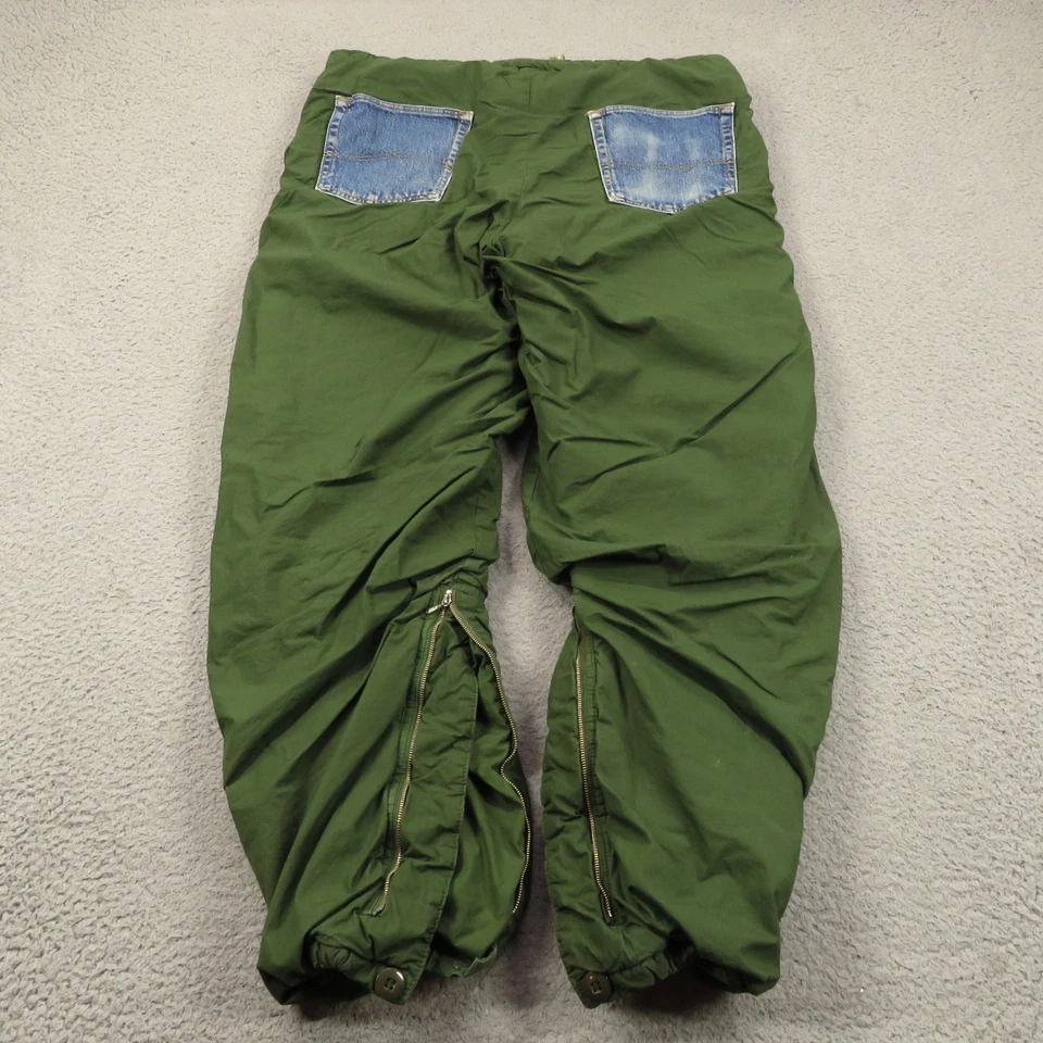 复古军裤 38x32 男式瑞典寒冷天气升级牛仔宽松 70 年代 — 第 1/4 张图片