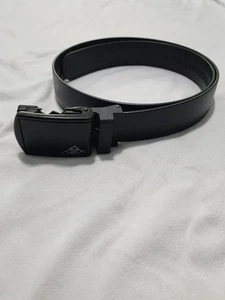 SlideBelts Adventure Herren Gr. 44 schwarz Echtleder Gürtel und Schnalle RAR!!! - Bild 1 von 10