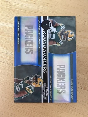 2019 Panini Contenders Optic Rashan Gary, Darnell Savage Jr. #RN-RD Blue /99  - Image 1 of 2