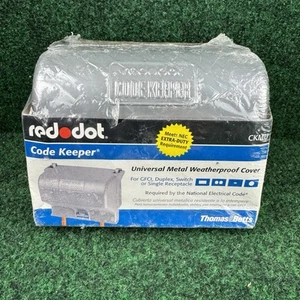 Thomas & Betts Red Dot Code Keeper Receptacle Cover CKMU | Weatherproof - Picture 1 of 6