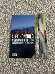 ALEX HONNOLD signed Autogramm 8x10 Foto SOLO ROCK CLIMBER SNOW BAS BECKETT 1 - Bild 1 von 1