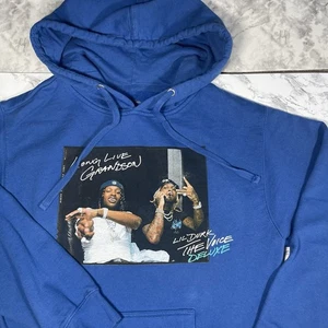 Lil Durk OTF Hoodie blau Herren Größe Small The Voice Deluxe Album Rap Hip Hop - Bild 1 von 6