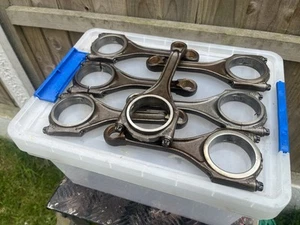 Audi 2003 S4 B6 B7 4.2 V8 connecting rods x7 Bbk Bat Etc - Picture 1 of 5