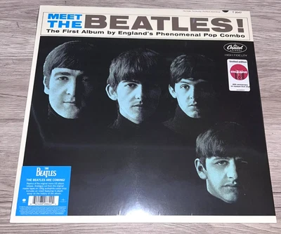 THE BEATLES MEET THE BEATLES! 60th USA OPAQUE BLUE VINYL LP MINT SEALED FREE P&P Foto 1 de 4