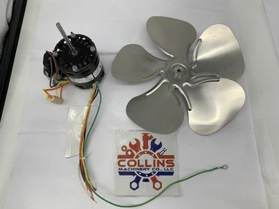 Fasco 9721 Refrigeration Fan Motor 1/12HP 1350/1550RPM + 08221153 Fan Blade - Image 1 of 4