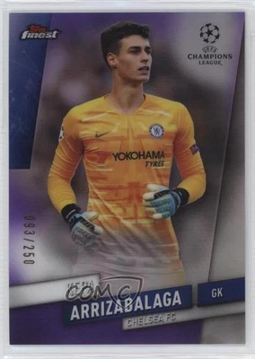 2019-20 Topps Finest UCL Purple Refractor /250 Kepa Arrizabalaga #4 - Image 1 of 2